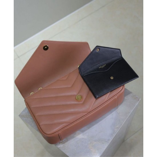 Replica Borse YSL Saint Laurent Loulou Media Matelasse Rosa Riproduzione Fedele Borse Replica YSL Saint Laurent Loulou Media Matelasse Rosa imitazioni