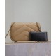 Replica Dettagli perfetti Mini borsa YSL Saint Laurent Loulou Albicocca Riproduzione Fedele Dettagli perfetti Mini borsa YSL Saint Laurent Loulou Albicocca imitazioni