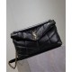 Replica Borsa media YSL Saint Laurent Puffer in nappa nera Riproduzione Fedele Borsa media YSL Saint Laurent Puffer in nappa nera imitazioni