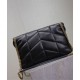 Replica Borsa media YSL Saint Laurent Puffer in nappa nera Riproduzione Fedele Borsa media YSL Saint Laurent Puffer in nappa nera imitazioni