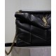 Replica Borsa media YSL Saint Laurent Puffer in nappa nera Riproduzione Fedele Borsa media YSL Saint Laurent Puffer in nappa nera imitazioni