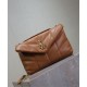 Replica Borsa imbottita Toy YSL Saint Laurent in pelle di agnello Caffè Riproduzione Fedele Borsa imbottita Toy YSL Saint Laurent in pelle di agnello Caffè imitazioni