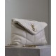 Riproduzione Fedele Bora Pari replica imbottita Toy YSL Saint Laurent in pelle di agnello Crema imitazioni