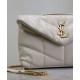 Riproduzione Fedele Bora Pari replica imbottita Toy YSL Saint Laurent in pelle di agnello Crema imitazioni