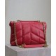 Riproduzione Fedele Borse Imitazioni imbottita Toy YSL Saint Laurent in pelle di agnello rossa imitazioni