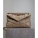 Replica Dettagli perfetti Borsa piccola YSL Saint Laurent Puffer in nappa albicocca Riproduzione Fedele Dettagli perfetti Borsa piccola YSL Saint Laurent Puffer in nappa albicocca imitazioni