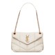 Replica Borsa piccola YSL Saint Laurent Puffer in nappa color crema Riproduzione Fedele Borsa piccola YSL Saint Laurent Puffer in nappa color crema imitazioni