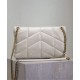 Replica Borsa piccola YSL Saint Laurent Puffer in nappa color crema Riproduzione Fedele Borsa piccola YSL Saint Laurent Puffer in nappa color crema imitazioni