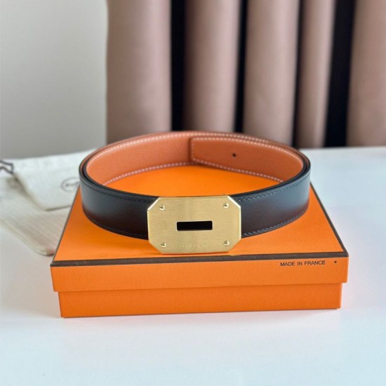 Replica Hermes Neo Cintura Reversibile 32MM Clemence Marrone/Nero Riproduzione Fedele Hermes Neo Cintura Reversibile 32MM Clemence Marrone/Nero imitazioni