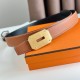 Replica Hermes Neo Cintura Reversibile 32MM Clemence Marrone/Nero Riproduzione Fedele Hermes Neo Cintura Reversibile 32MM Clemence Marrone/Nero imitazioni