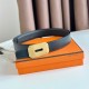 Riproduzione Fedele replica Hermes Neo Cintura Reversibile 32MM Nero Clemence imitazioni