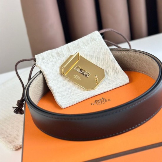 Replica Borsa Hermes Neo Cintura Reversibile 32MM Grigio/Nero Clemence Riproduzione Fedele replica Hermes Neo Cintura Reversibile 32MM Grigio/Nero Clemence imitazioni