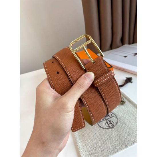 Replica Hermes Romain 35MM Cintura Clemence Marrone Riproduzione Fedele Hermes Romain 35MM Cintura Clemence Marrone imitazioni