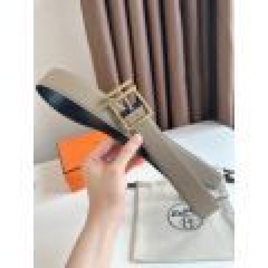 Replica Qualità da grande Cintura Hermes Romain 35MM Grigio/Nero Clemence Riproduzione Fedele Qualità da grande replica Cintura Hermes Romain 35MM Grigio/Nero Clemence imitazioni