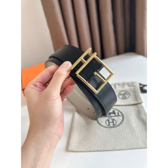 Replica Qualità da grande Cintura Hermes Romain 35MM Grigio/Nero Clemence Riproduzione Fedele Qualità da grande replica Cintura Hermes Romain 35MM Grigio/Nero Clemence imitazioni