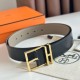 Replica Qualità da grande Cintura Hermes Romain 35MM Grigio/Nero Clemence Riproduzione Fedele Qualità da grande replica Cintura Hermes Romain 35MM Grigio/Nero Clemence imitazioni