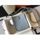 Replica Hermes Evelyne III TPM Mini Bag Blu Clemence Riproduzione Fedele Hermes Evelyne III TPM Mini Bag Blu Clemence imitazioni