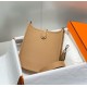 Replica Hermes Evelyne III TPM Mini Bag Marrone Clemence Riproduzione Fedele Hermes Evelyne III TPM Mini Bag Marrone Clemence imitazioni