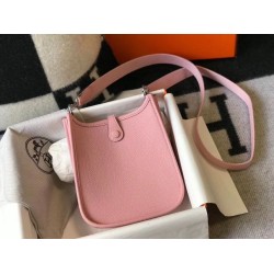 Hermes Evelyne III TPM Mini Bag Rosa Clemence Hermes Evelyne III TPM Mini Bag Rosa Clemence
