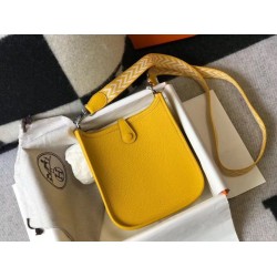 Hermes Evelyne III TPM Mini Bag Arancione Clemence Hermes Evelyne III TPM Mini Bag Arancione Clemence