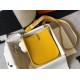 Replica Hermes Evelyne III TPM Mini Bag Arancione Clemence Riproduzione Fedele Hermes Evelyne III TPM Mini Bag Arancione Clemence imitazioni