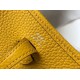 Replica Hermes Evelyne III TPM Mini Bag Arancione Clemence Riproduzione Fedele Hermes Evelyne III TPM Mini Bag Arancione Clemence imitazioni