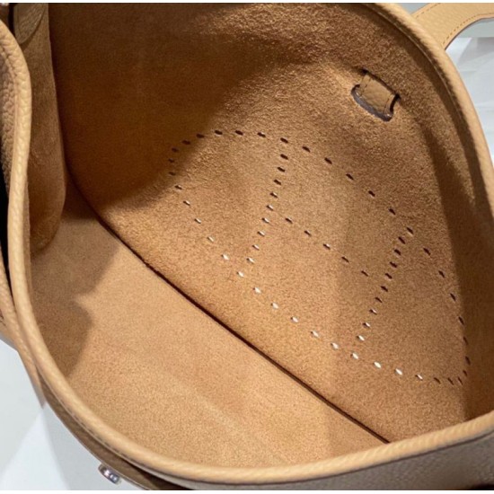 Replica Hermes Evelyne III 29 Borsa 1:1 Marrone Clemence Riproduzione Fedele Hermes Evelyne III 29 Borsa Replica Marrone Clemence imitazioni