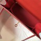 Riproduzione Fedele Borsa Sellier Hermes Kelly 25 cm Piment Epsom imitazioni
