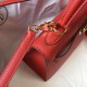 Riproduzione Fedele Borsa Sellier Hermes Kelly 25 cm Piment Epsom imitazioni