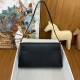 Replica Hermes Kelly Elan Borsa fatta a mano Nero Riproduzione Fedele Hermes Kelly Elan Borsa fatta a mano Nero imitazioni