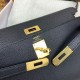 Replica Hermes Kelly Elan Borsa fatta a mano Nero Riproduzione Fedele Hermes Kelly Elan Borsa fatta a mano Nero imitazioni