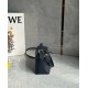 Replica Borsa Loewe Puzzle Mini Pelle di vitello granulata blu navy Riproduzione Fedele Borsa Loewe Puzzle Mini Pelle di vitello granulata blu navy imitazioni