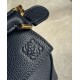 Replica Borsa Loewe Puzzle Mini Pelle di vitello granulata blu navy Riproduzione Fedele Borsa Loewe Puzzle Mini Pelle di vitello granulata blu navy imitazioni