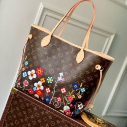 Replica Borsa Louis Vuitton LV x TM Neverfull MM M13271 Riproduzione Fedele replica Louis Vuitton LV x TM Neverfull MM M13271 imitazioni