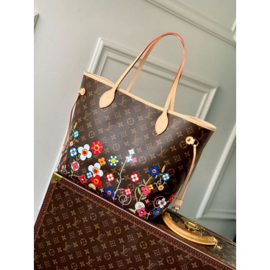 Replica Borsa Louis Vuitton LV x TM Neverfull MM M13271 Riproduzione Fedele replica Louis Vuitton LV x TM Neverfull MM M13271 imitazioni