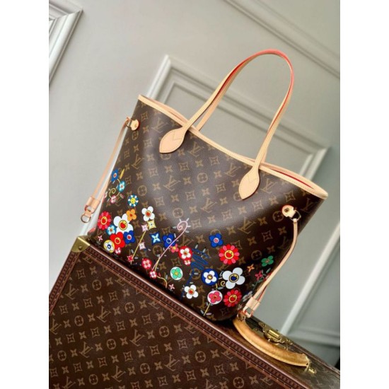 Replica Borsa Louis Vuitton LV x TM Neverfull MM M13271 Riproduzione Fedele replica Louis Vuitton LV x TM Neverfull MM M13271 imitazioni