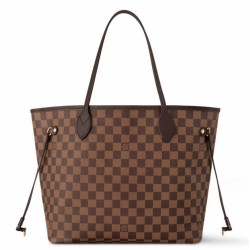 Riproduzione Fedele replica Louis Vuitton Neverfull MM Damier Ebene Canvas N40599 imitazioni