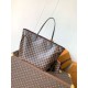 Replica Borsa Louis Vuitton Neverfull MM Damier Ebene Canvas N40599 Riproduzione Fedele replica Louis Vuitton Neverfull MM Damier Ebene Canvas N40599 imitazioni