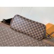 Replica Borsa Louis Vuitton Neverfull MM Damier Ebene Canvas N40599 Riproduzione Fedele replica Louis Vuitton Neverfull MM Damier Ebene Canvas N40599 imitazioni