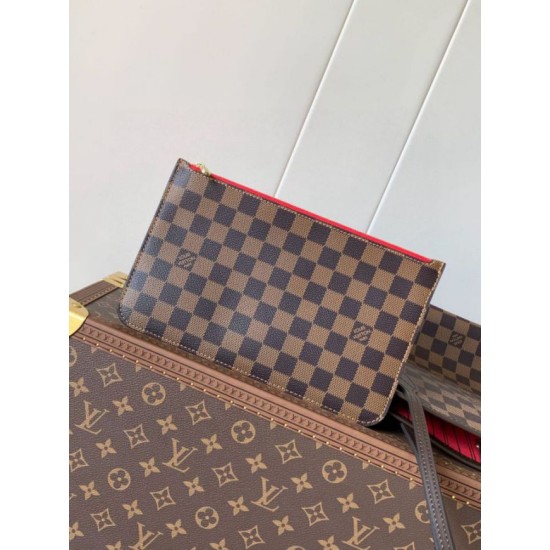 Replica Borsa Louis Vuitton Neverfull MM Damier Ebene Canvas N40599 Riproduzione Fedele replica Louis Vuitton Neverfull MM Damier Ebene Canvas N40599 imitazioni