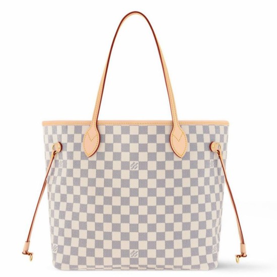 Replica Borsa Louis Vuitton Neverfull MM Damier Azur Canvas N40603 Riproduzione Fedele Borsa Louis Vuitton Neverfull MM Damier Azur Canvas N40603 imitazioni