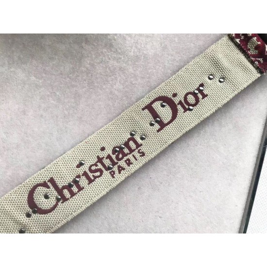Replica falso Dior Tracolla Obliquo Bordeaux Riproduzione Fedele falso Dior Tracolla Obliquo Bordeaux imitazioni
