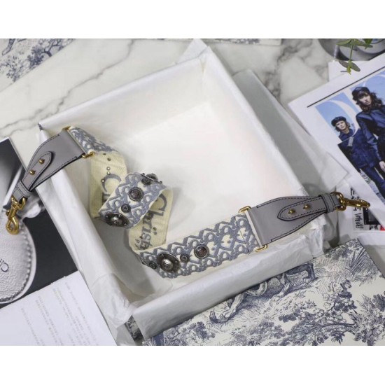 Replica falso Dior Tracolla Obliquo Grigio Riproduzione Fedele falso Dior Tracolla Obliquo Grigio imitazioni