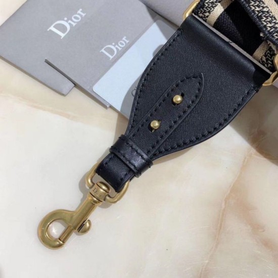 Replica falso Christian Dior Tracolla Nero Riproduzione Fedele falso Christian Dior Tracolla Nero imitazioni