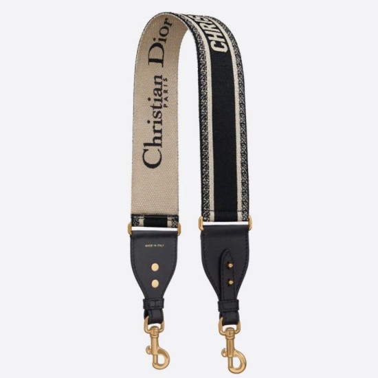 Replica falso Christian Dior Tracolla Nero Riproduzione Fedele falso Christian Dior Tracolla Nero imitazioni