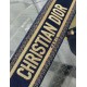 Replica falso Dior Tracolla con Ricamo Anello Tela Blu Riproduzione Fedele falso Dior Tracolla con Ricamo Anello Tela Blu imitazioni