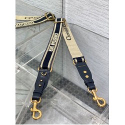 Dior Tracolla Regolabile con Ricamo Anello Blu Dior Tracolla Regolabile con Ricamo Anello Blu