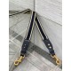 Replica falso Dior Tracolla Regolabile con Ricamo Anello Blu Riproduzione Fedele falso Dior Tracolla Regolabile con Ricamo Anello Blu imitazioni