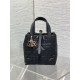 Replica Borsa tote verticale Dior piccola/media Dior Toujours nera Riproduzione Fedele Borsa tote verticale Dior piccola/media Dior Toujours nera imitazioni