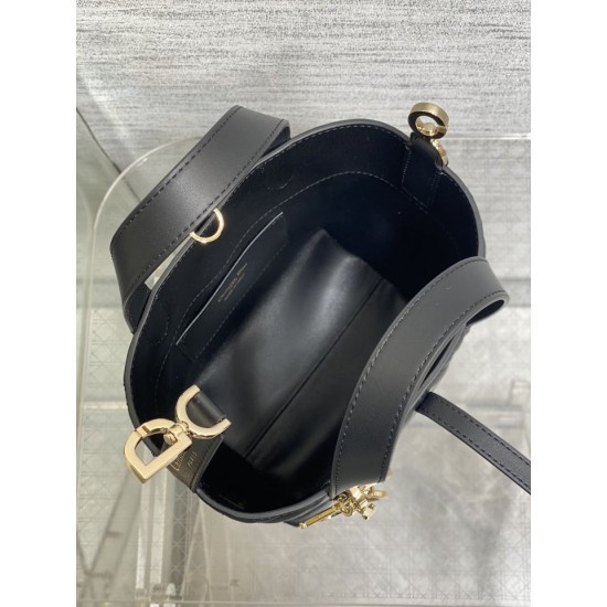 Replica Borsa tote verticale Dior piccola/media Dior Toujours nera Riproduzione Fedele Borsa tote verticale Dior piccola/media Dior Toujours nera imitazioni